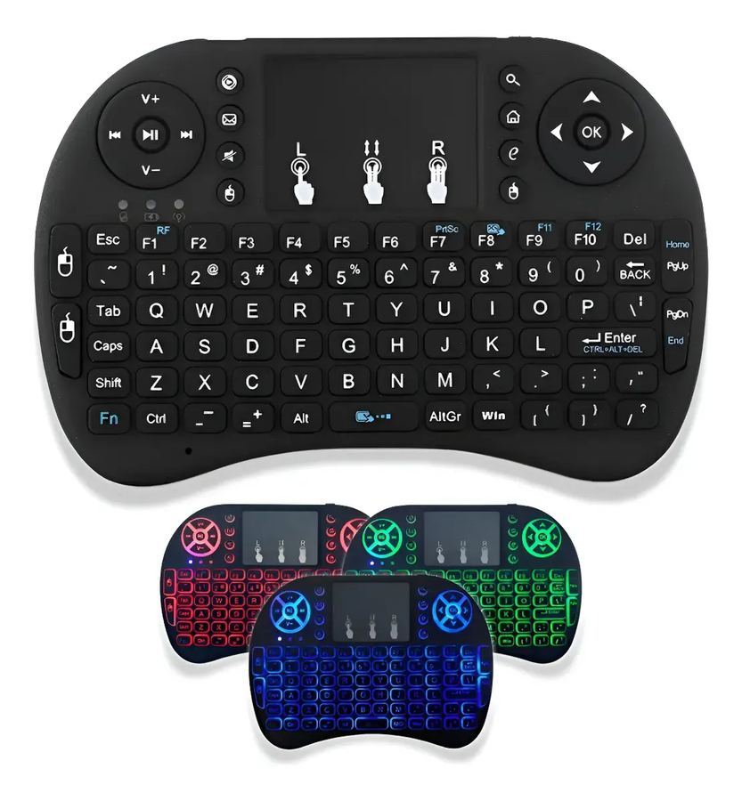 Mini Teclado Usb Sem Fio Para Notebook Smart Tv Android Box